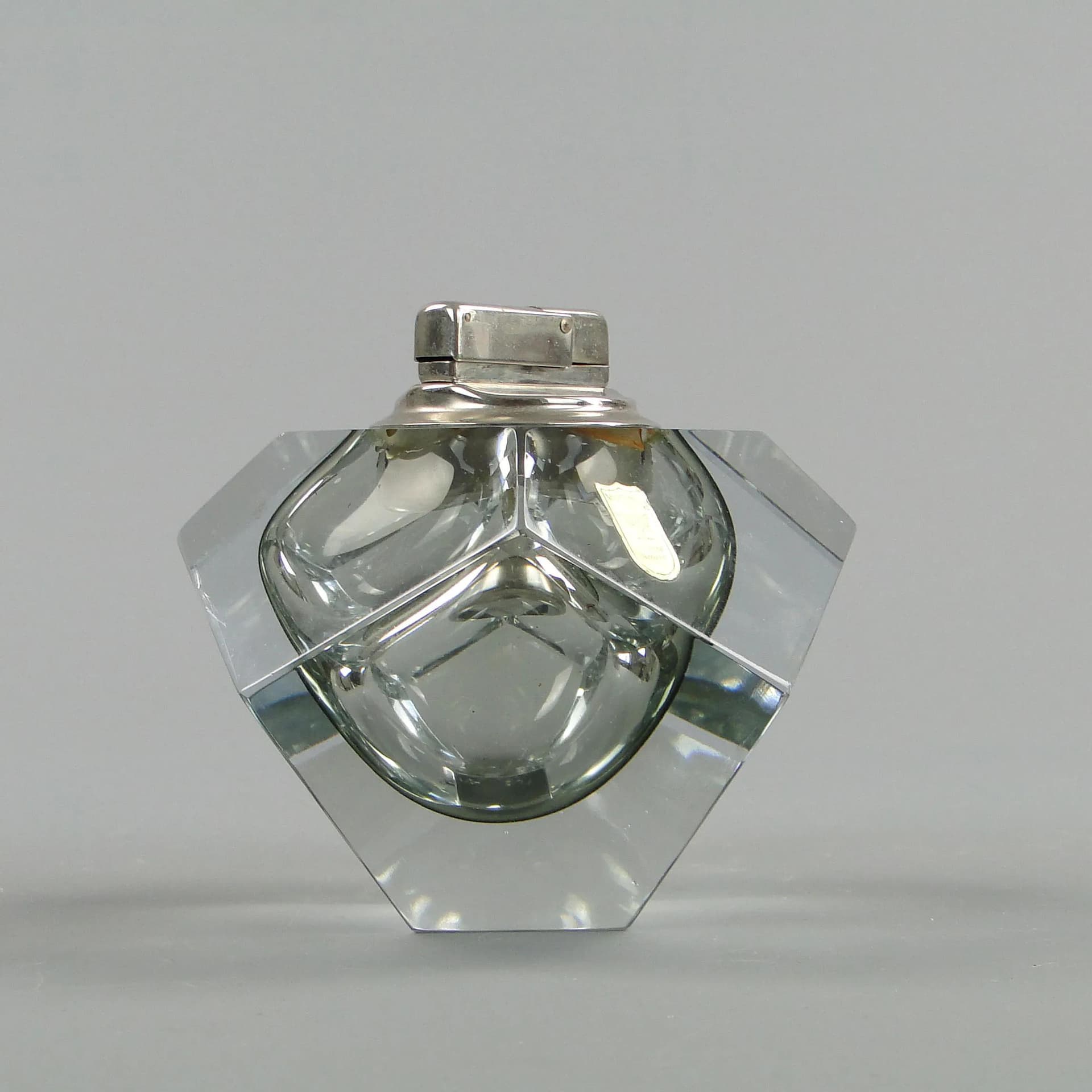 Table lighter, transparent crystal, Germany, 1950s - 36104