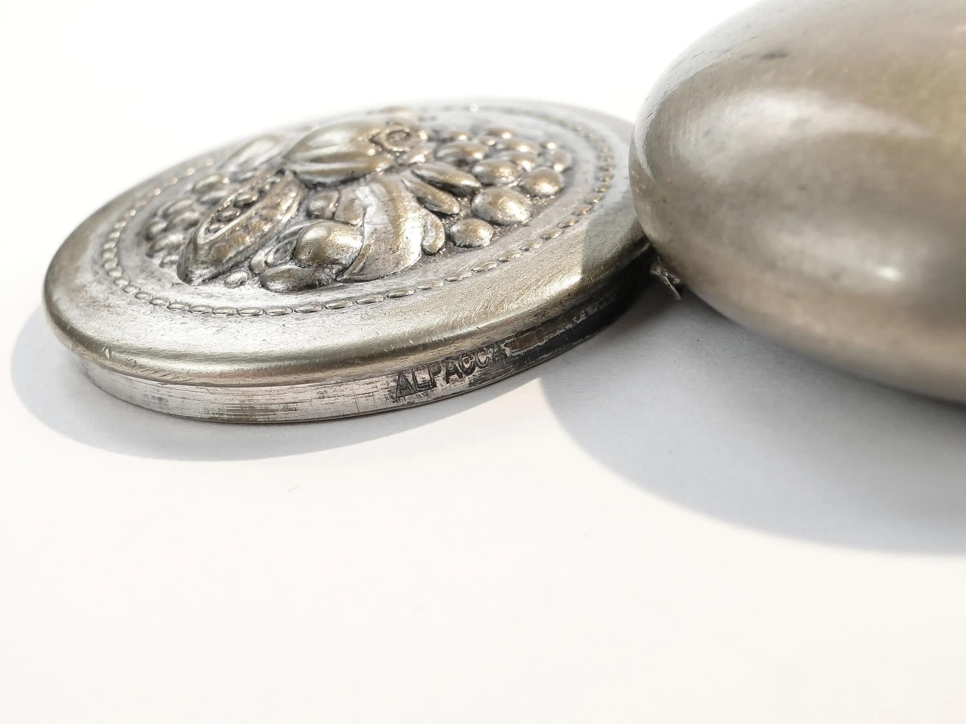 Tabakiera Art Nouveau, srebrny mosiądz, Austria, lata 20. - 36373