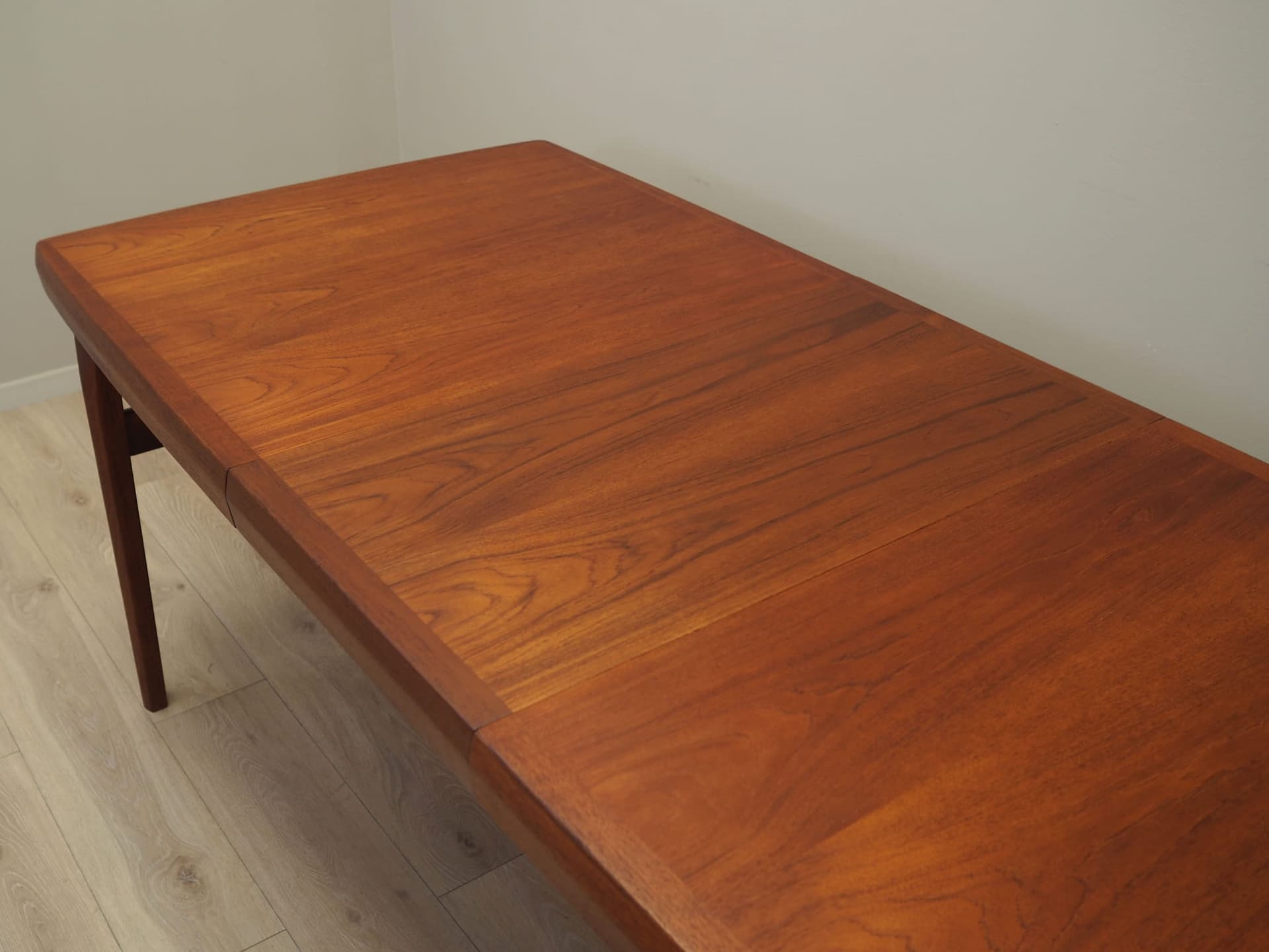Dining Table, orange teak, Denmark, 1970s - 57827
