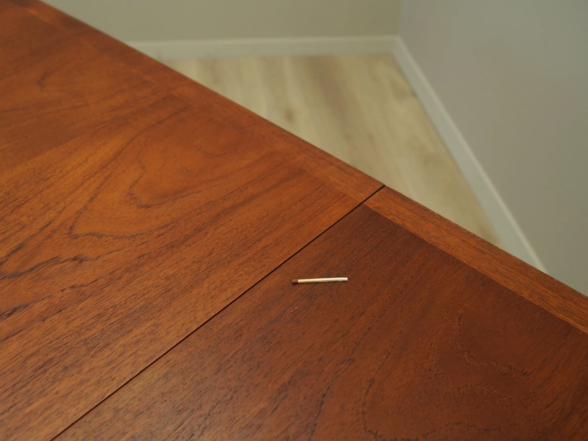 Dining Table, orange teak, Denmark, 1970s - 36150