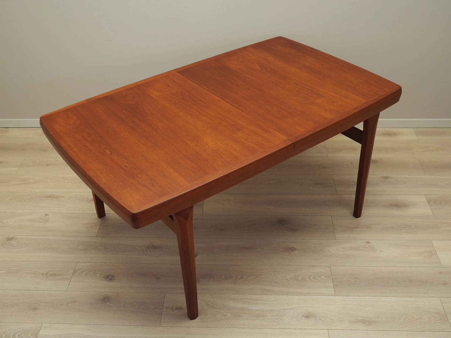 Dining Table, orange teak, Denmark, 1970s - 36146