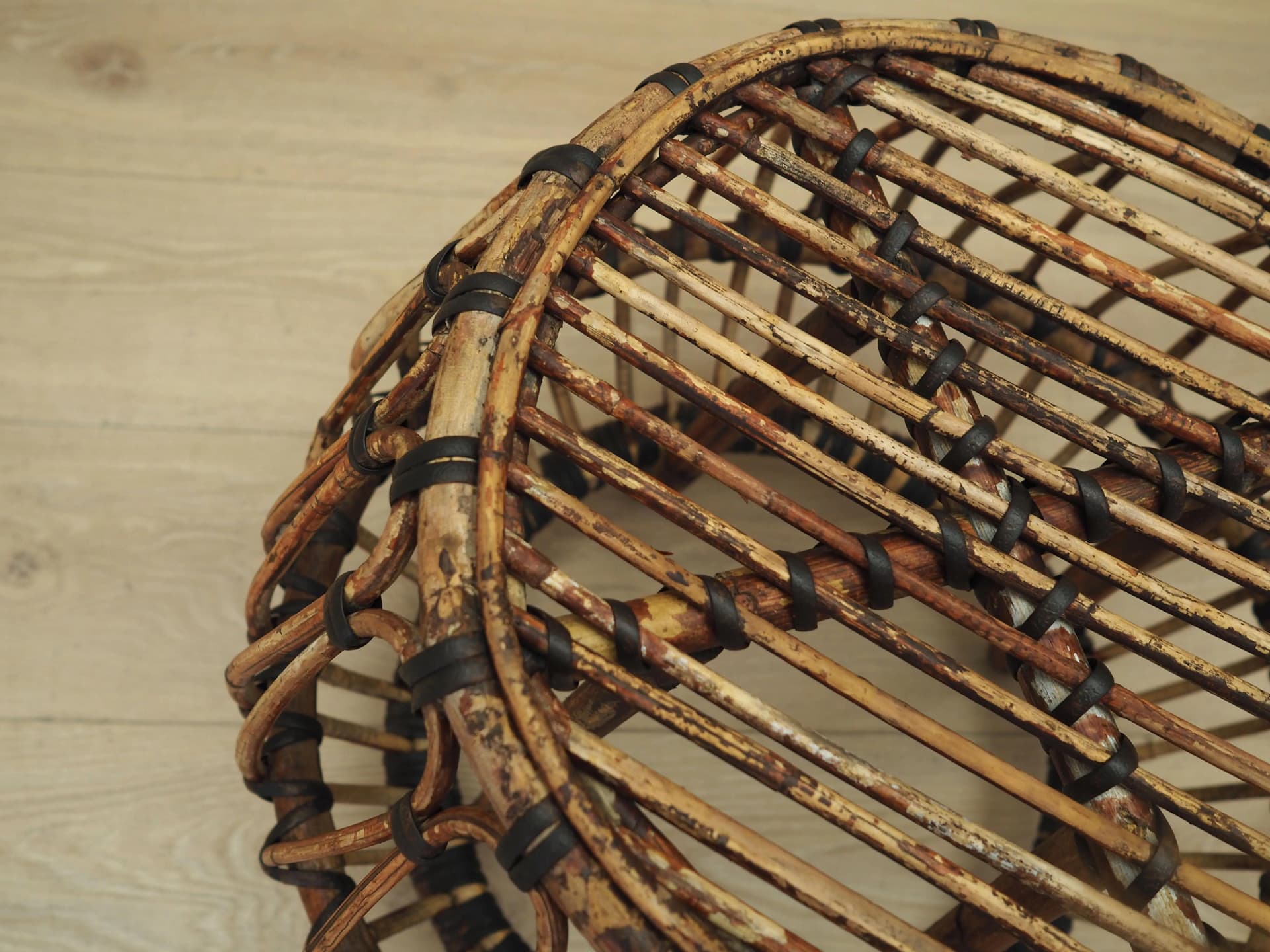 Coffee table, brown wood, Denmark, 1960s. - 36431