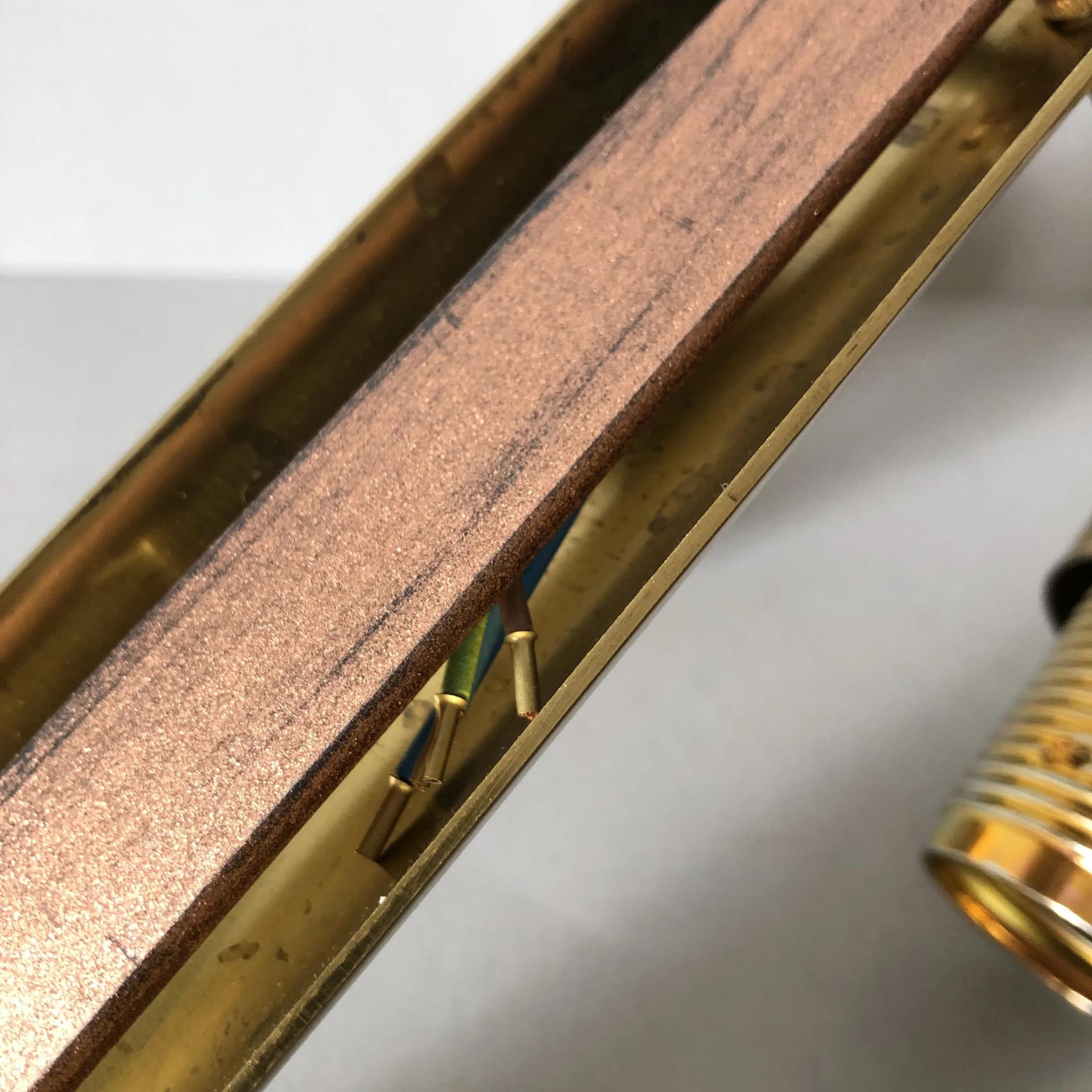 Para kinkietów, złocony mosiądz, Leitner Leuchten, Niemcy, lata 70. - 36252