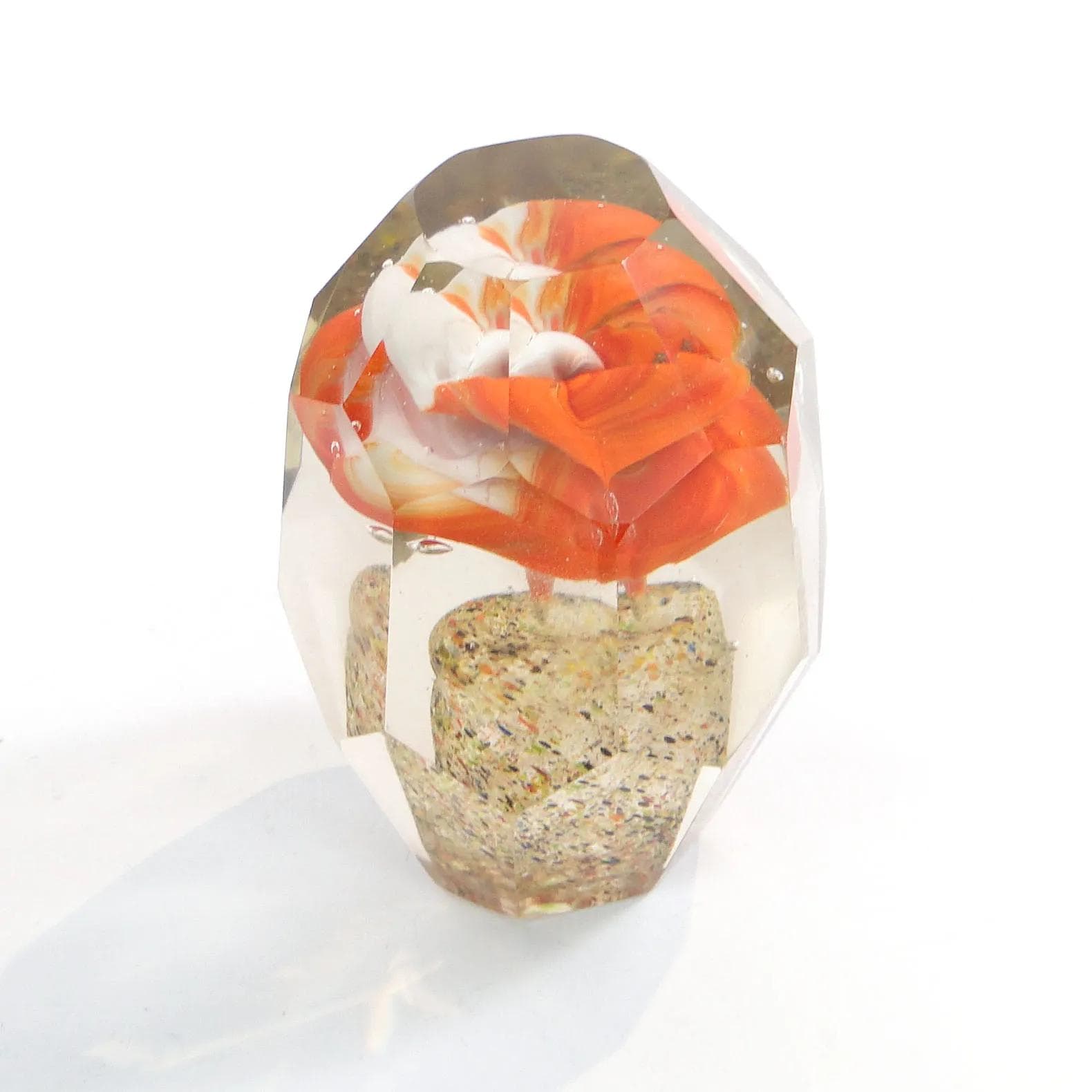 Paperweight, Art Nouveau, transparent crystal, Austria, early 20th c. - 36283