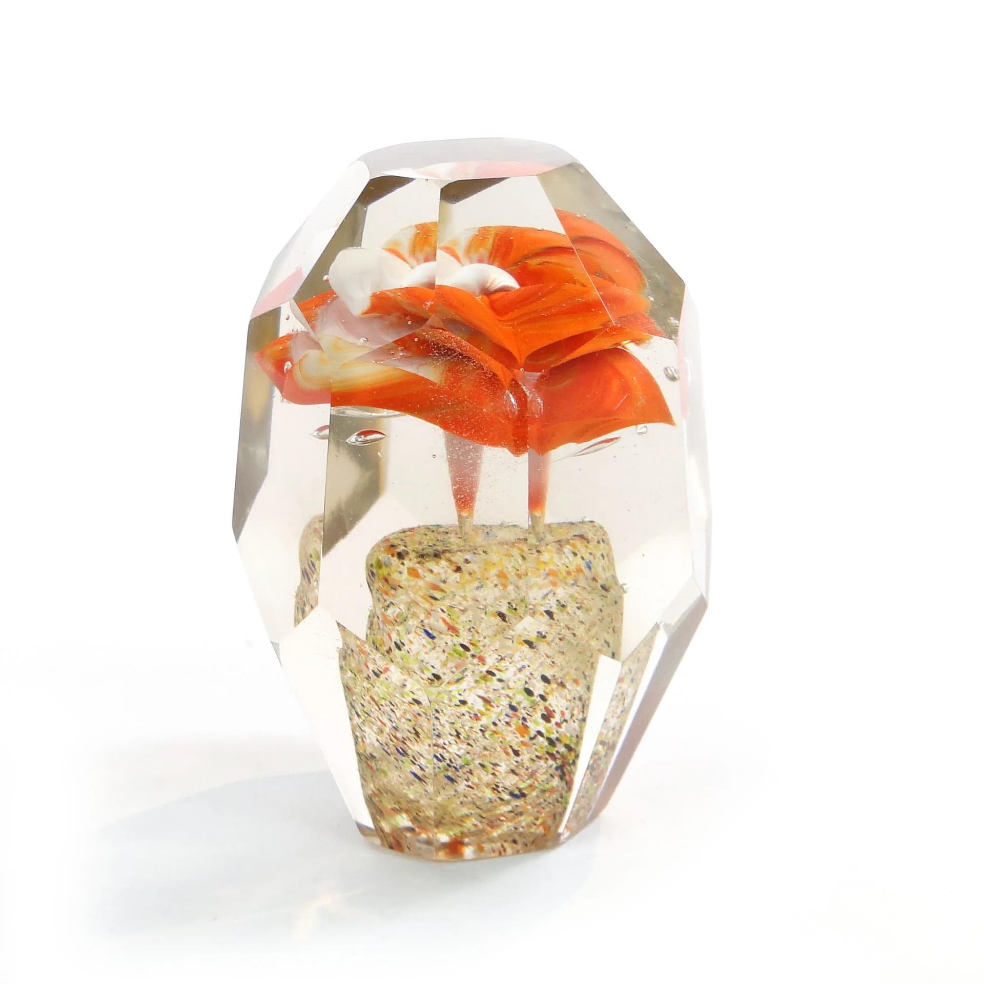 Paperweight, Art Nouveau, transparent crystal, Austria, early 20th c. - 36282