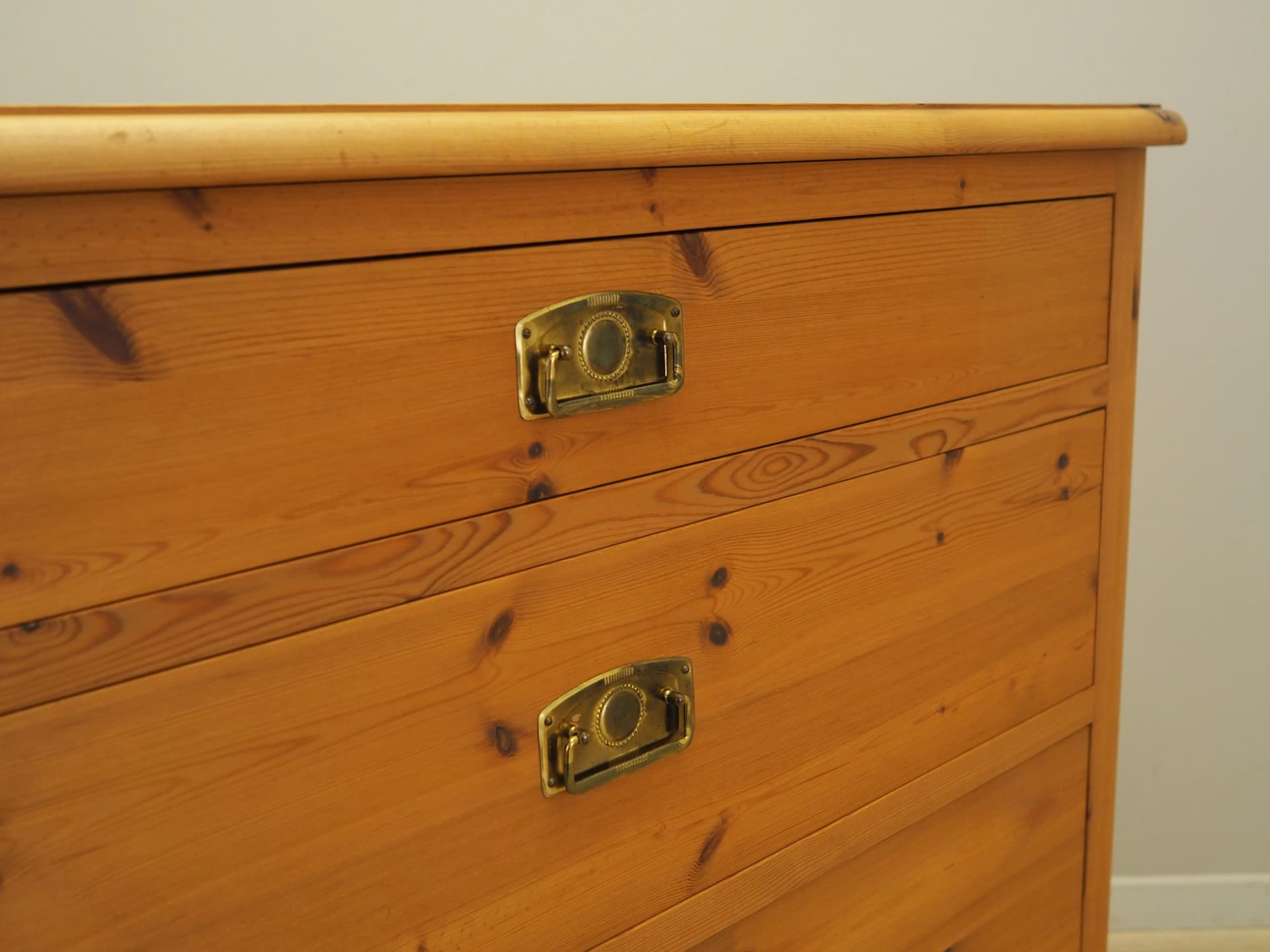 Scandinavian chest of drawers, yellow pine, Denmark, 2000s. - 36383