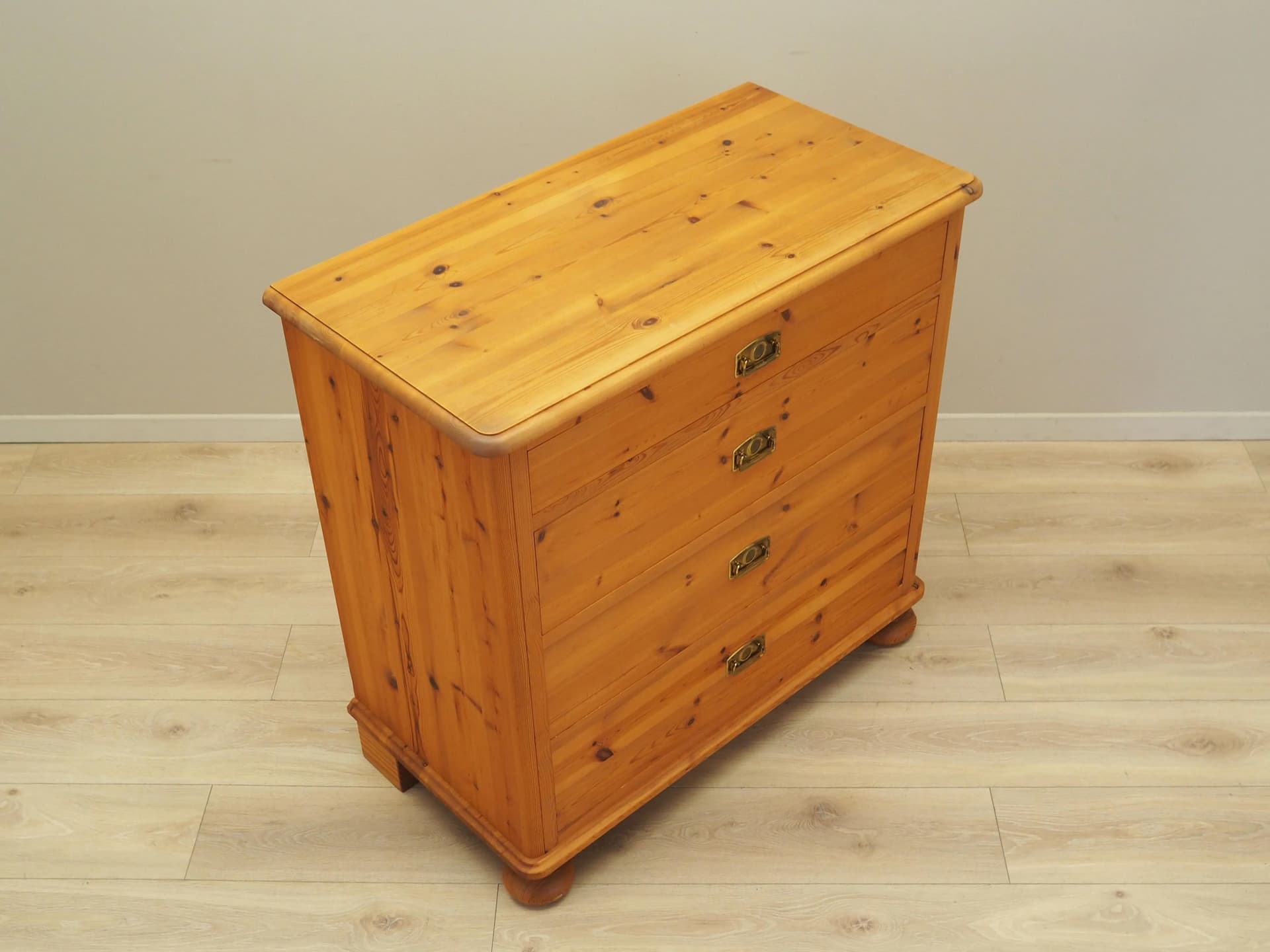 Scandinavian chest of drawers, yellow pine, Denmark, 2000s. - 36378