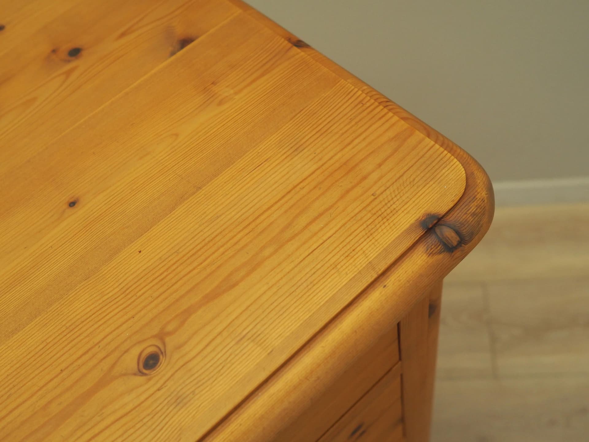 Scandinavian chest of drawers, yellow pine, Denmark, 2000s. - 36381