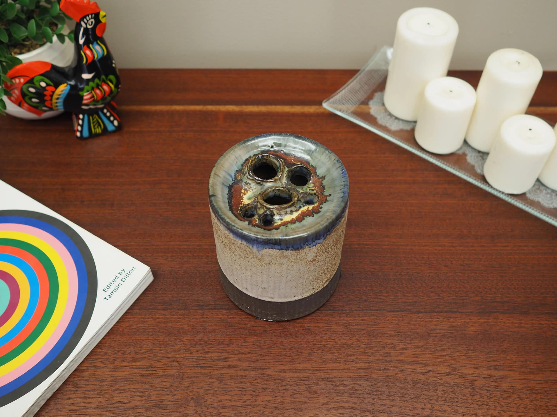 Vase, multicolor, ceramics, Denmark, 1960s - 36642