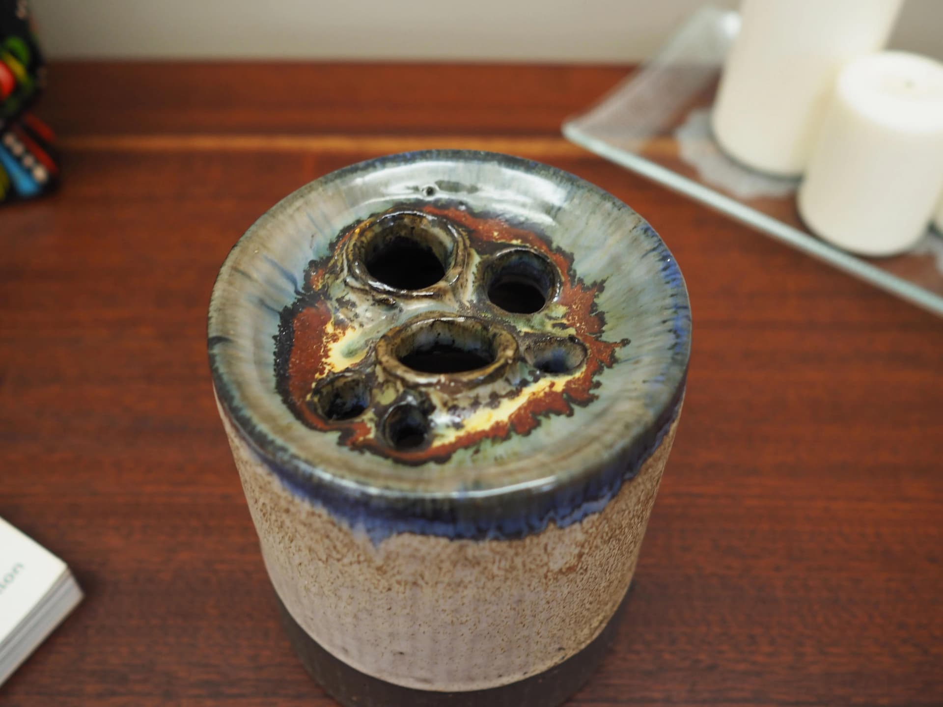 Vase, multicolor, ceramics, Denmark, 1960s - 36640