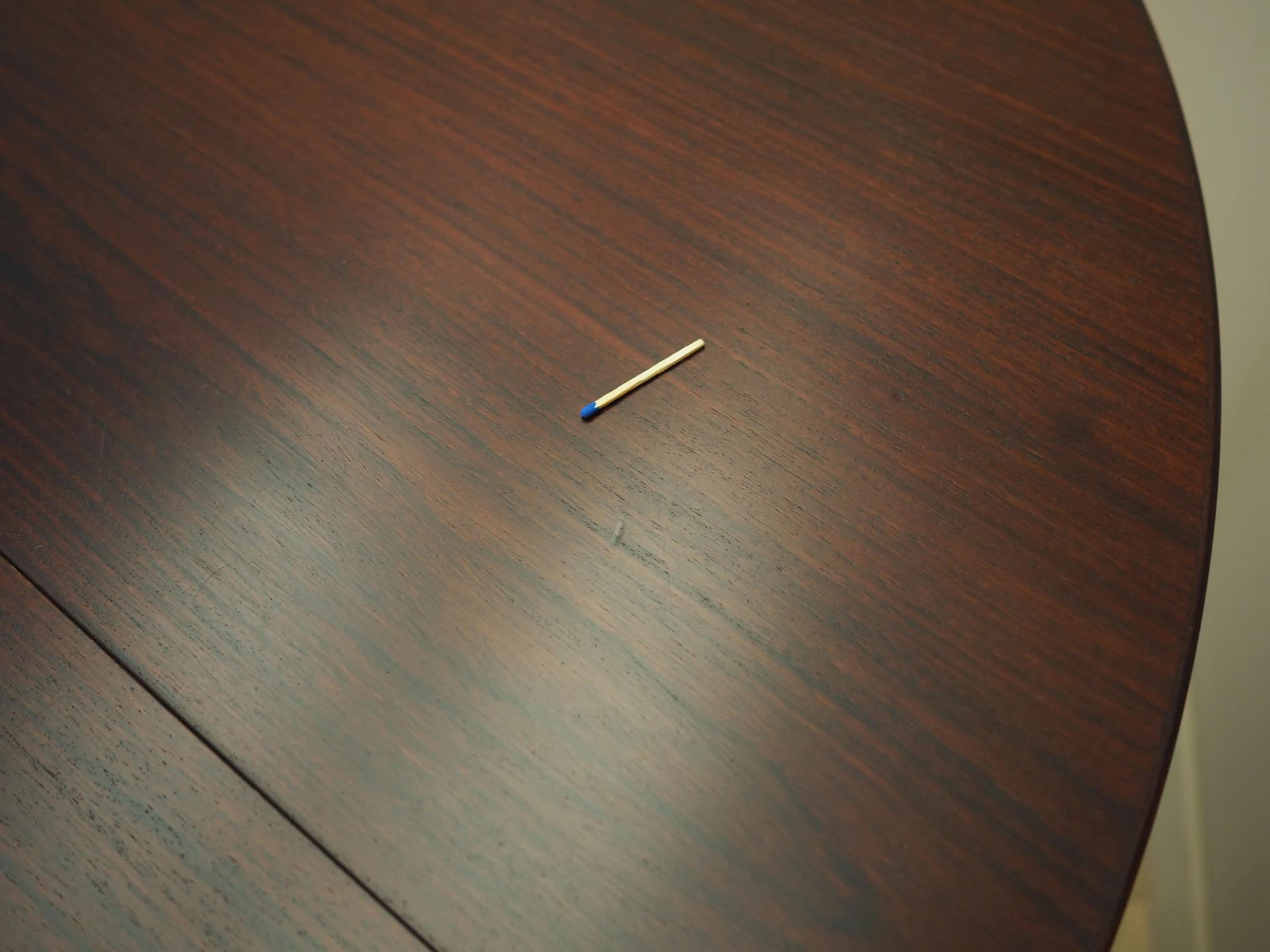 Round table, brown rosewood, Denmark, 1970s - 36626