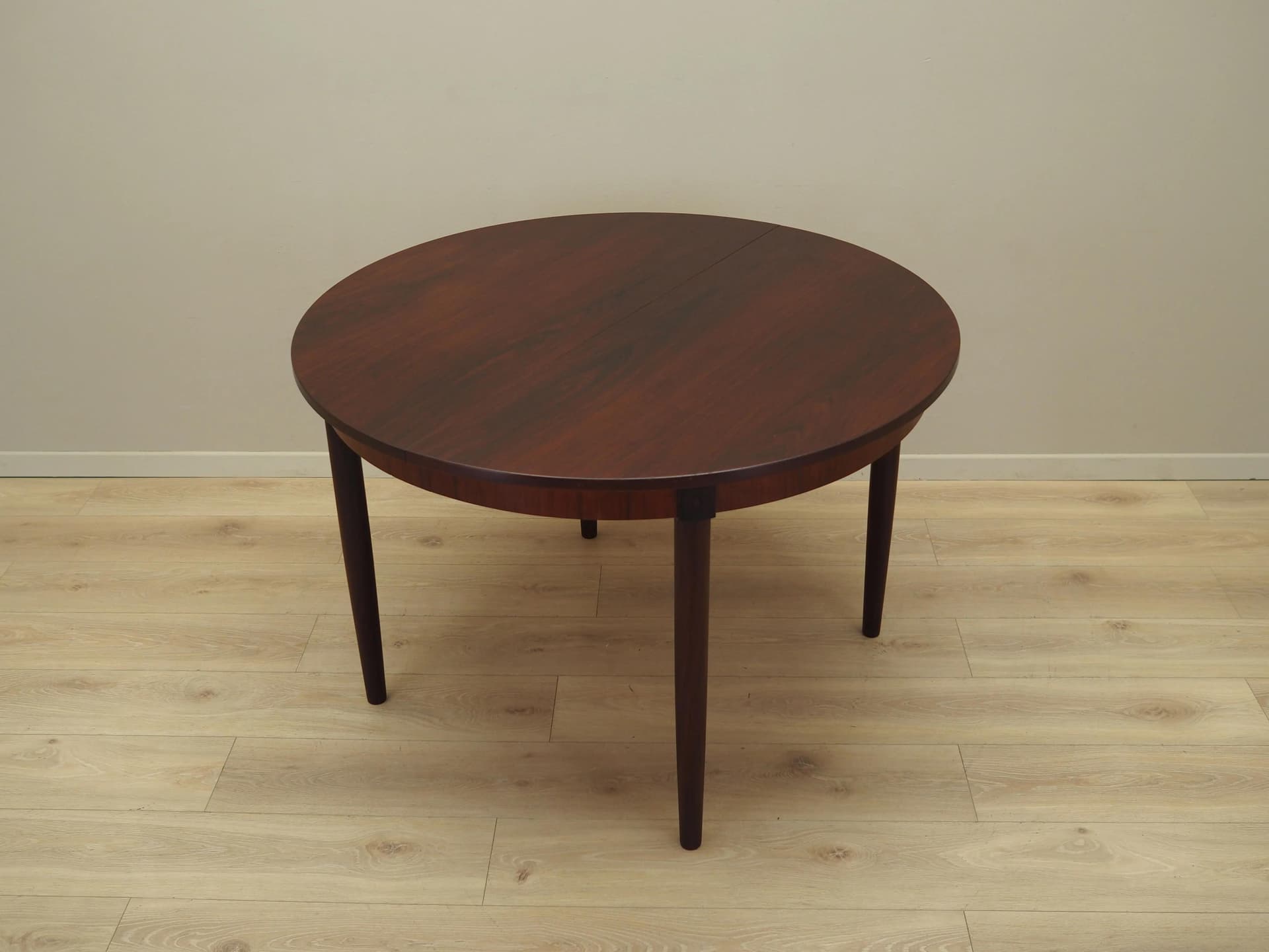 Round table, brown rosewood, Denmark, 1970s - 36622