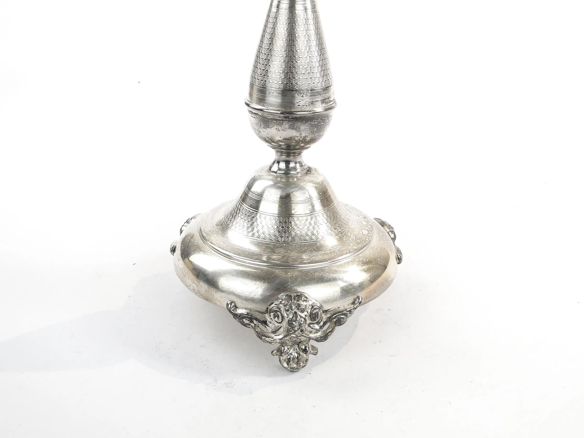 Kandelabr klasycystyczny, srebrny metal, WMF, Niemcy, XIX w. - 36479