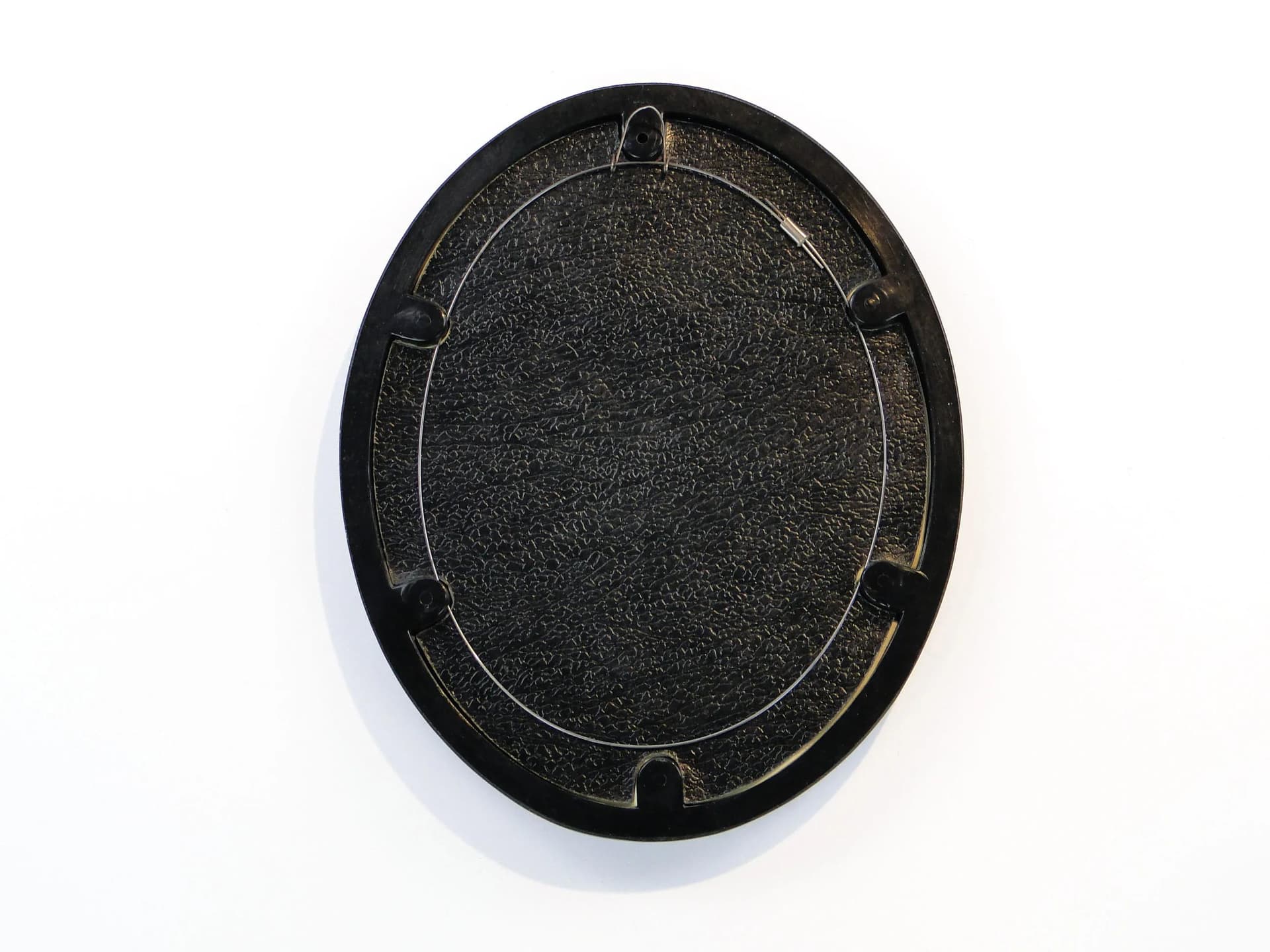 Photo frame, black ebonite, brass, Sweden, 1930s - 36464