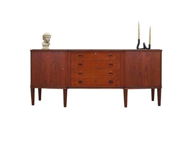 Sideboard, teak orange, Denmark, 1960s - DIMENSION