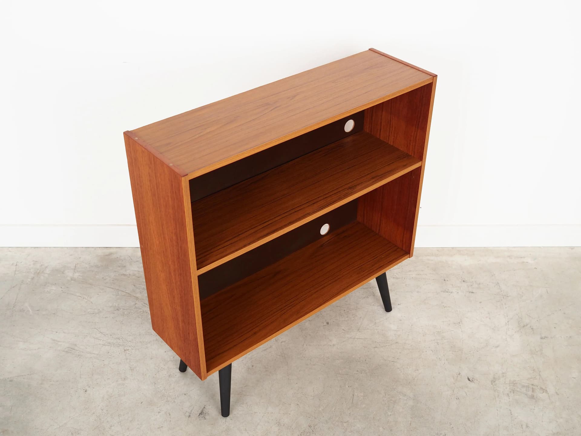 Bookcase, orange teak, Denmark, 1970s - 36779