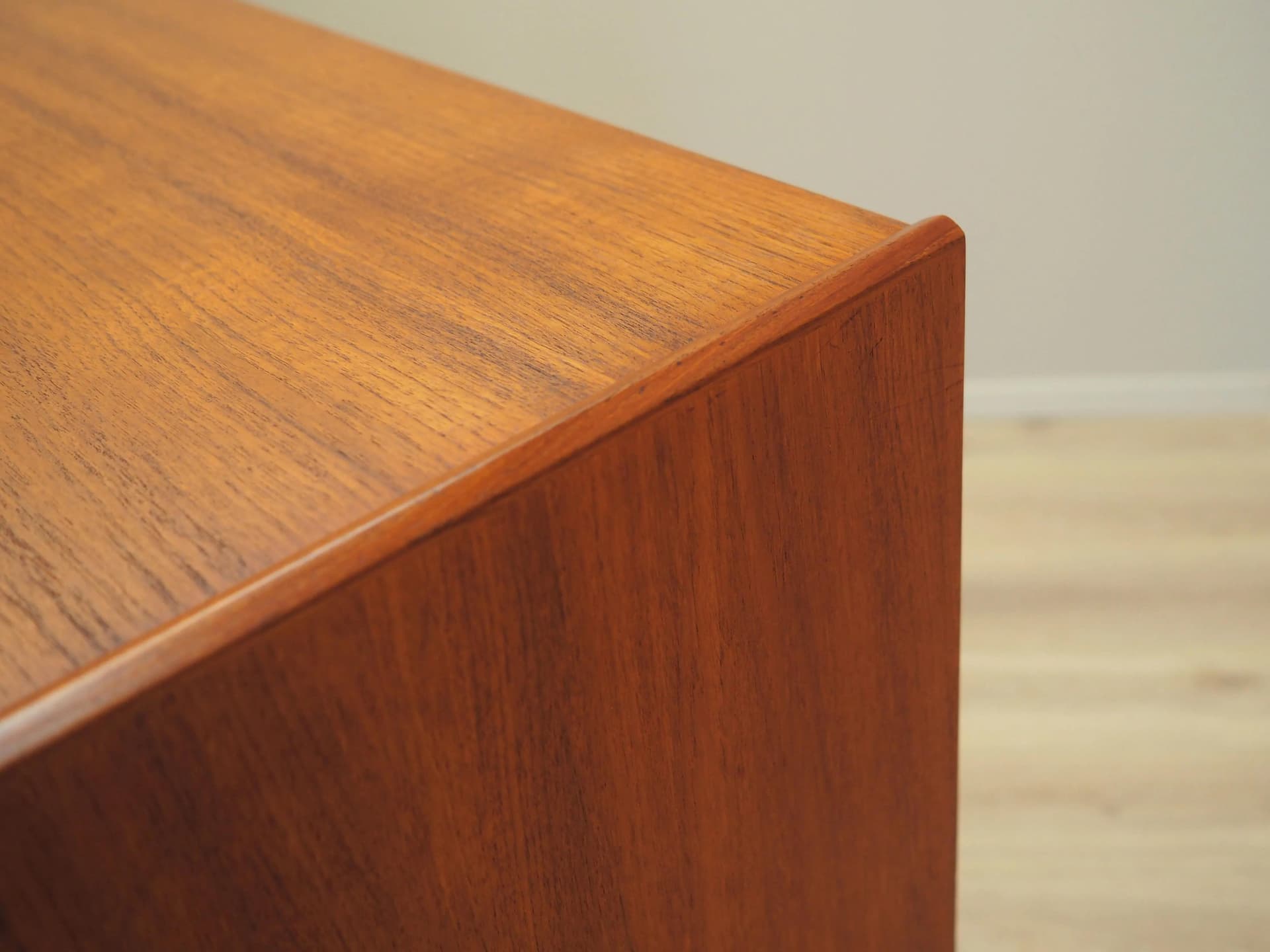 Highboard, teak brązowy, proj. B. Seindal, Dania, lata 60. - 36753