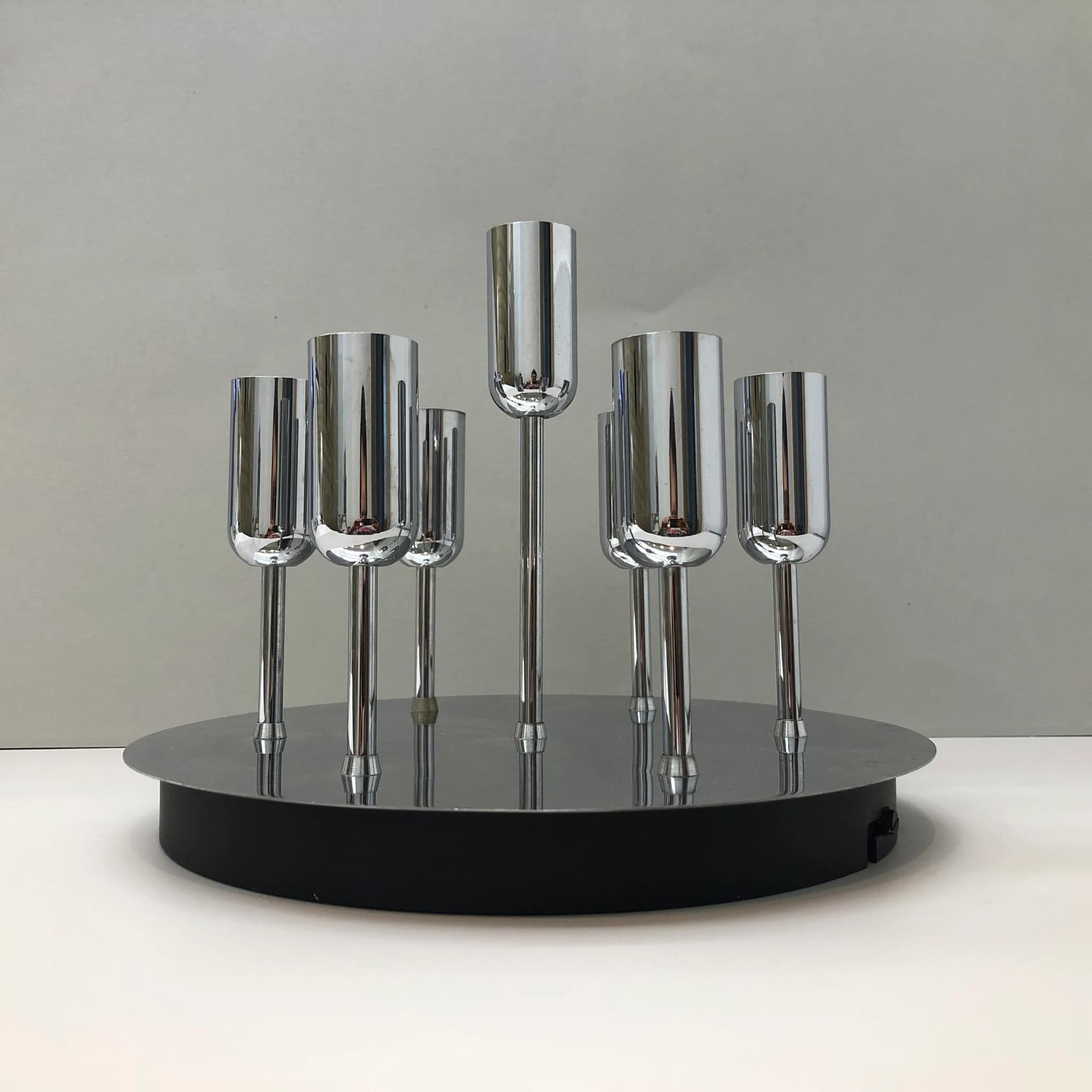 Chrome Space Age Ceiling Lamp, Cosack Leuchten, Germany, 1970s - 36812
