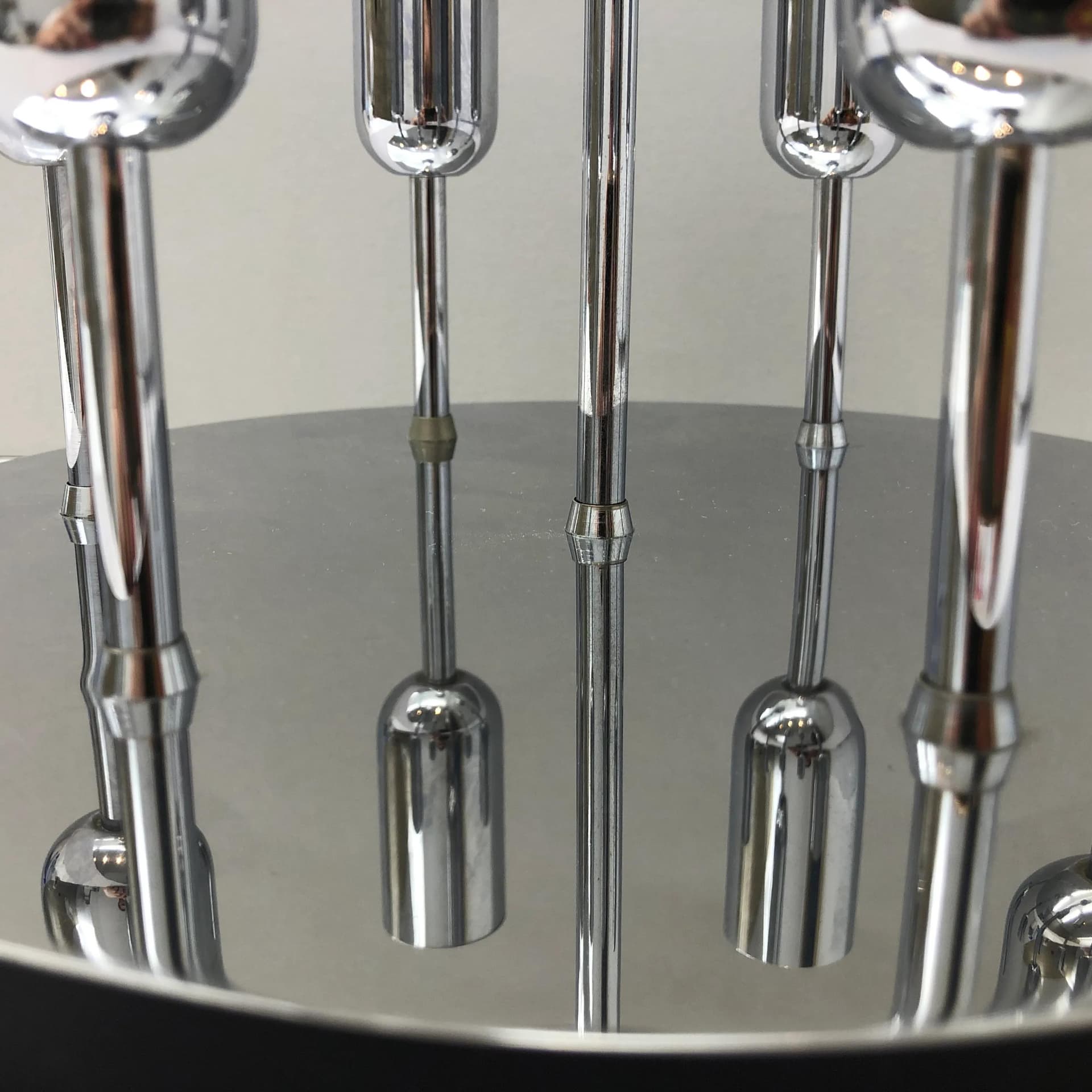 Chrome Space Age Ceiling Lamp, Cosack Leuchten, Germany, 1970s - 36810