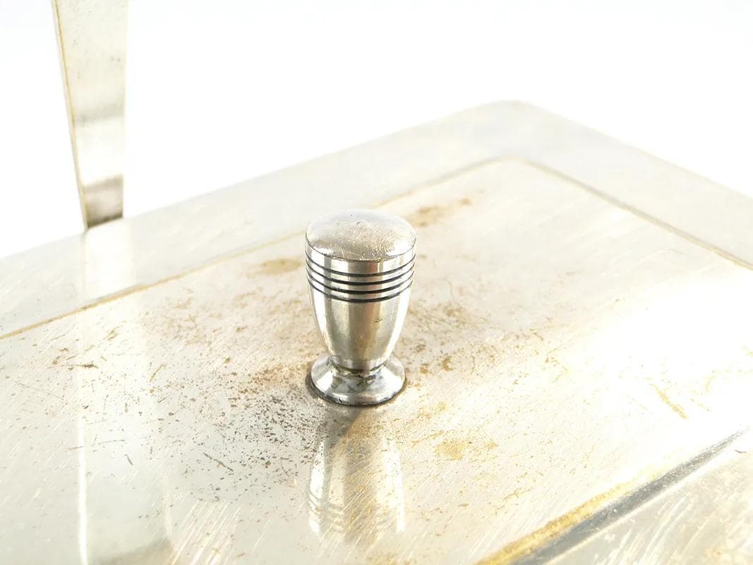 Fruit container, silver, crystal, Germany, 1920s. - 36862