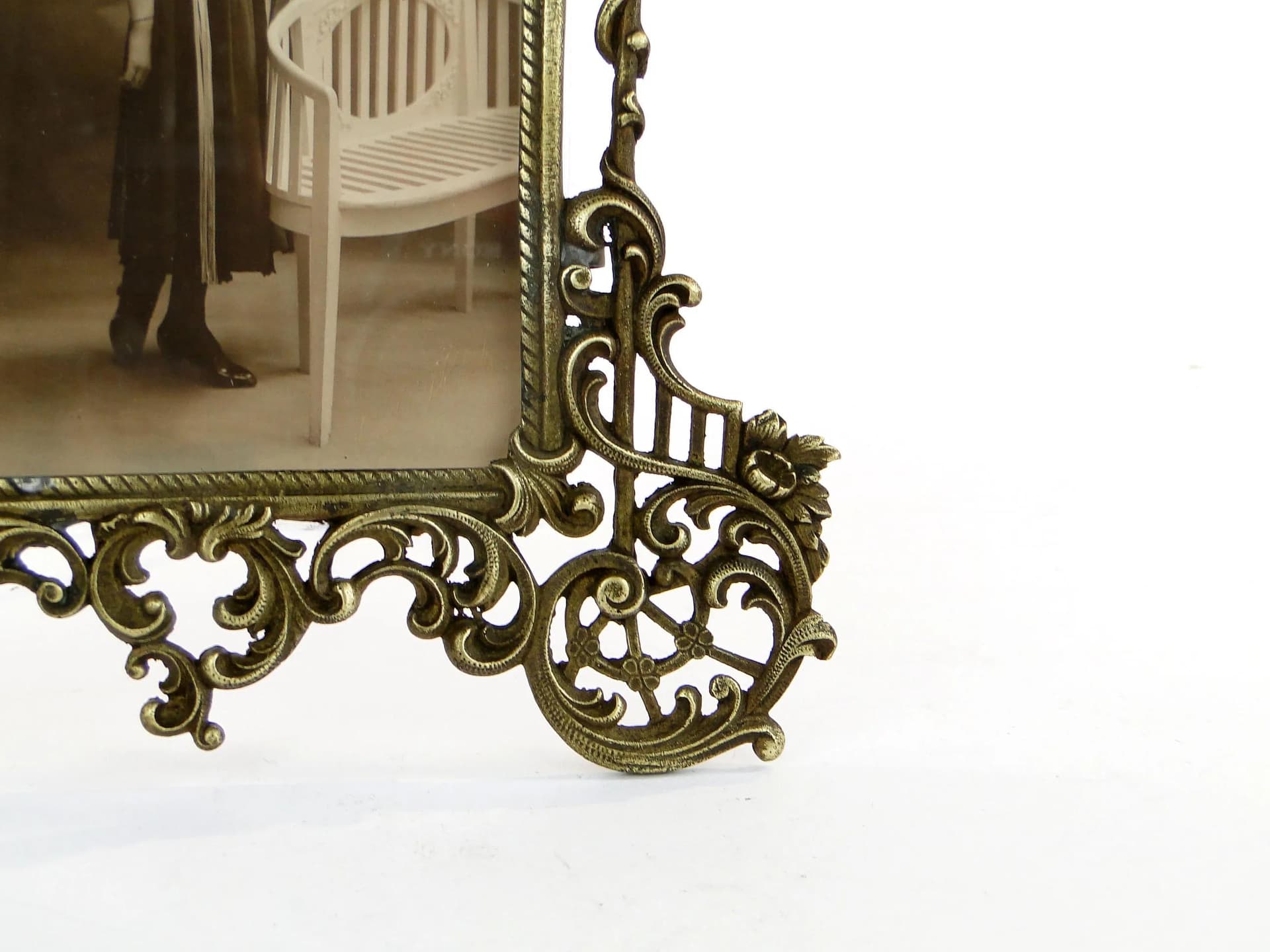 Photo Frame Rococo, Gilded Bronze, Austria, 19th c. - 36914