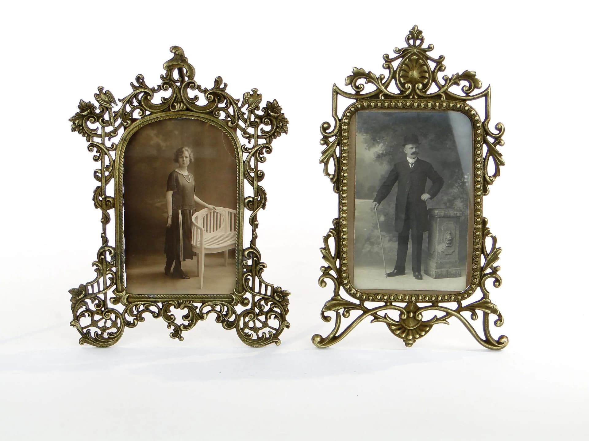 Photo Frame Rococo, Gilded Bronze, Austria, 19th c. - 36911