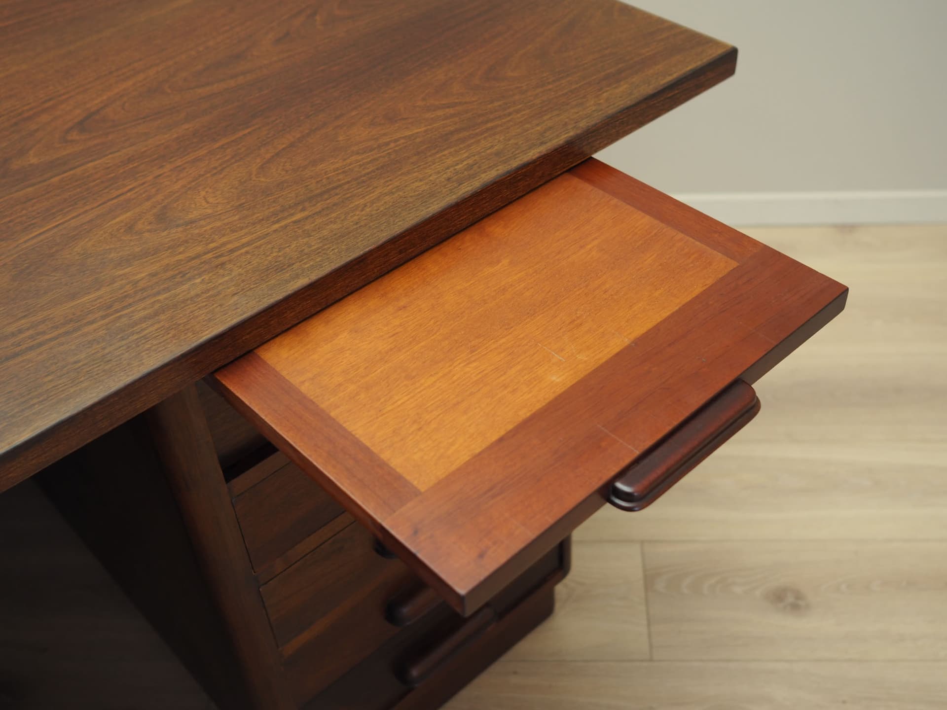 Desk, walnut, Denmark, 1960s - 57485