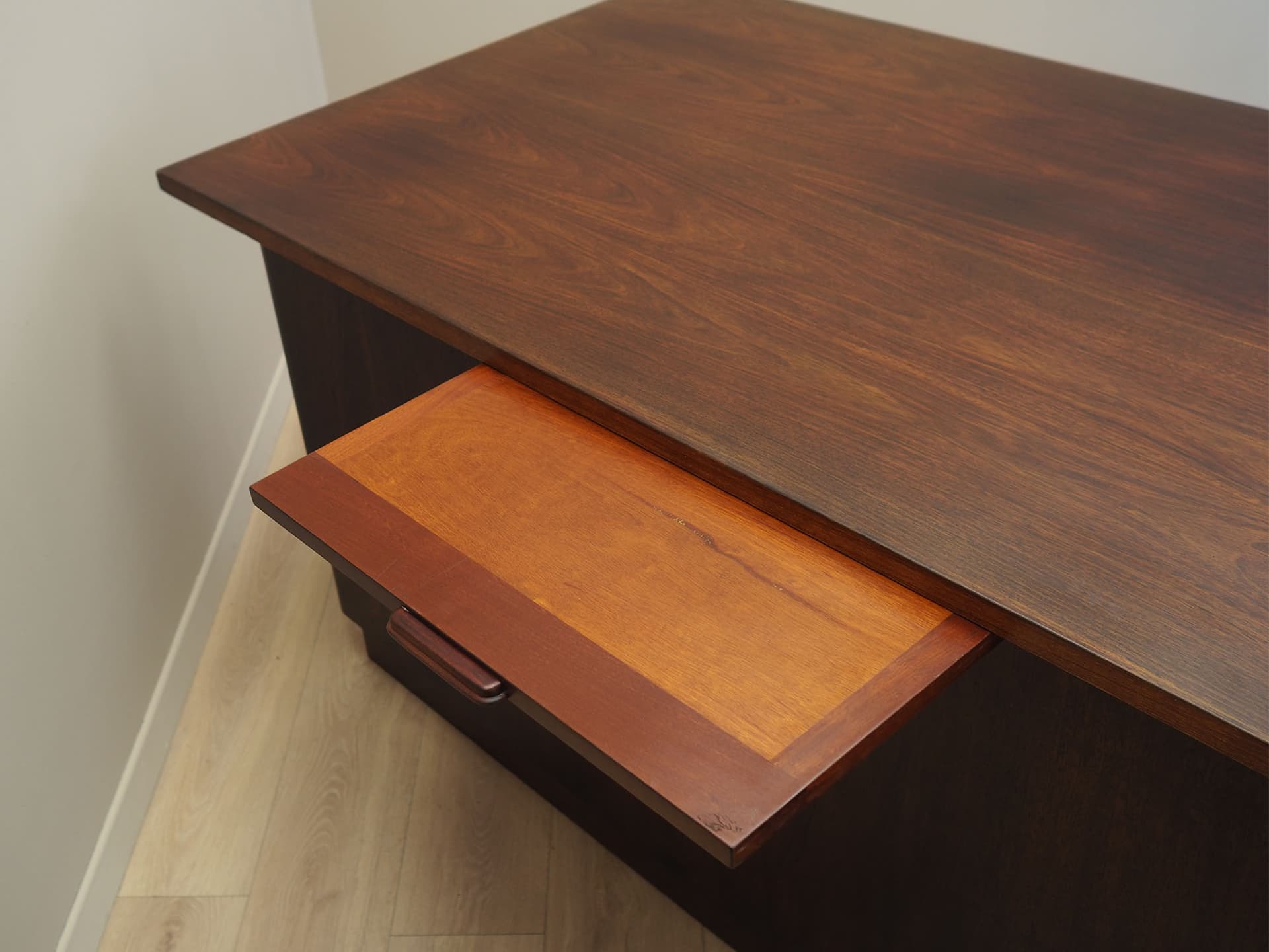 Desk, walnut, Denmark, 1960s - 57486