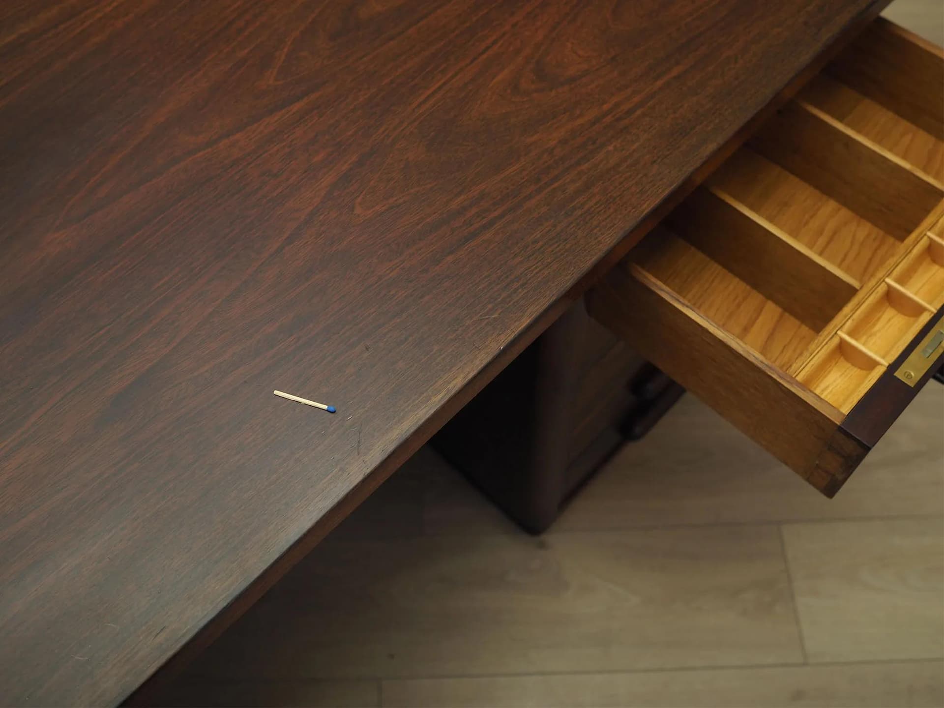 Desk, walnut, Denmark, 1960s - 37166