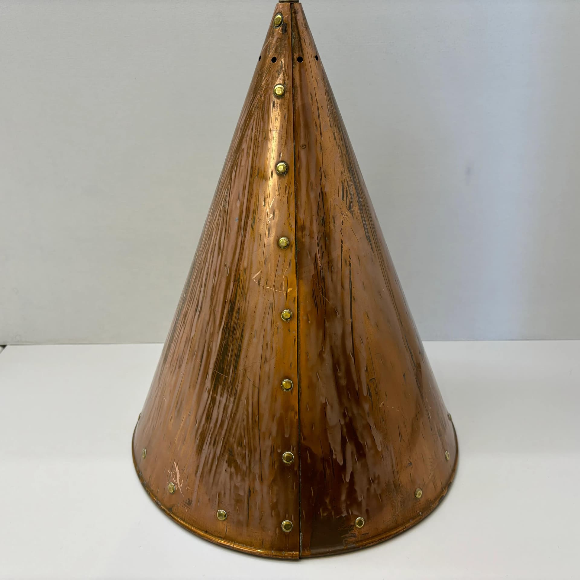 Lampa wisząca, miedź, E. S. HORN AALESTRUP, Dania, lata 60. - 37204