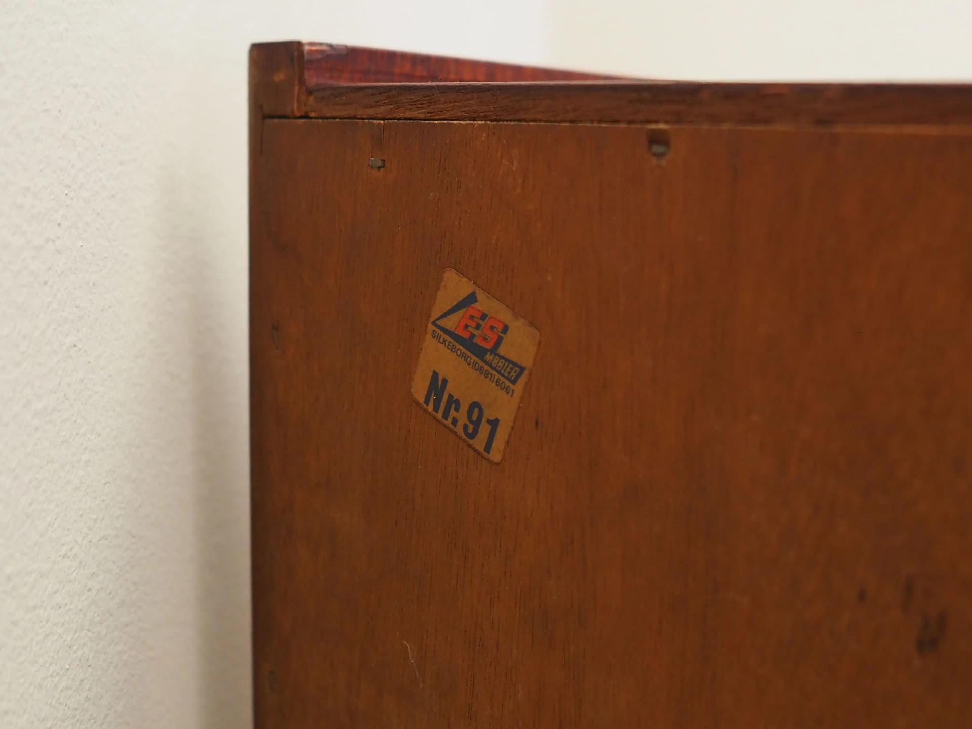 Highboard, teak, brązowy ciemny, Dania, lata 70. - 37281