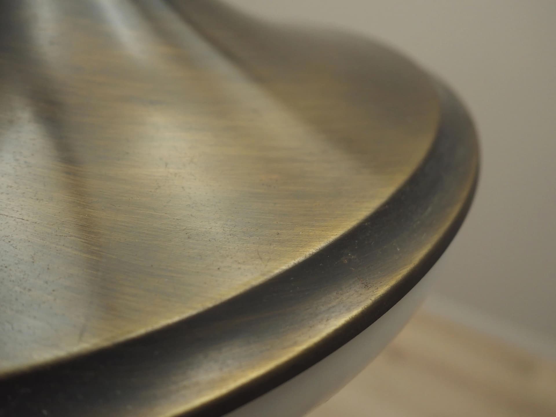 Pendant lamp, dark brown, metal, Denmark, 1980s - 37442