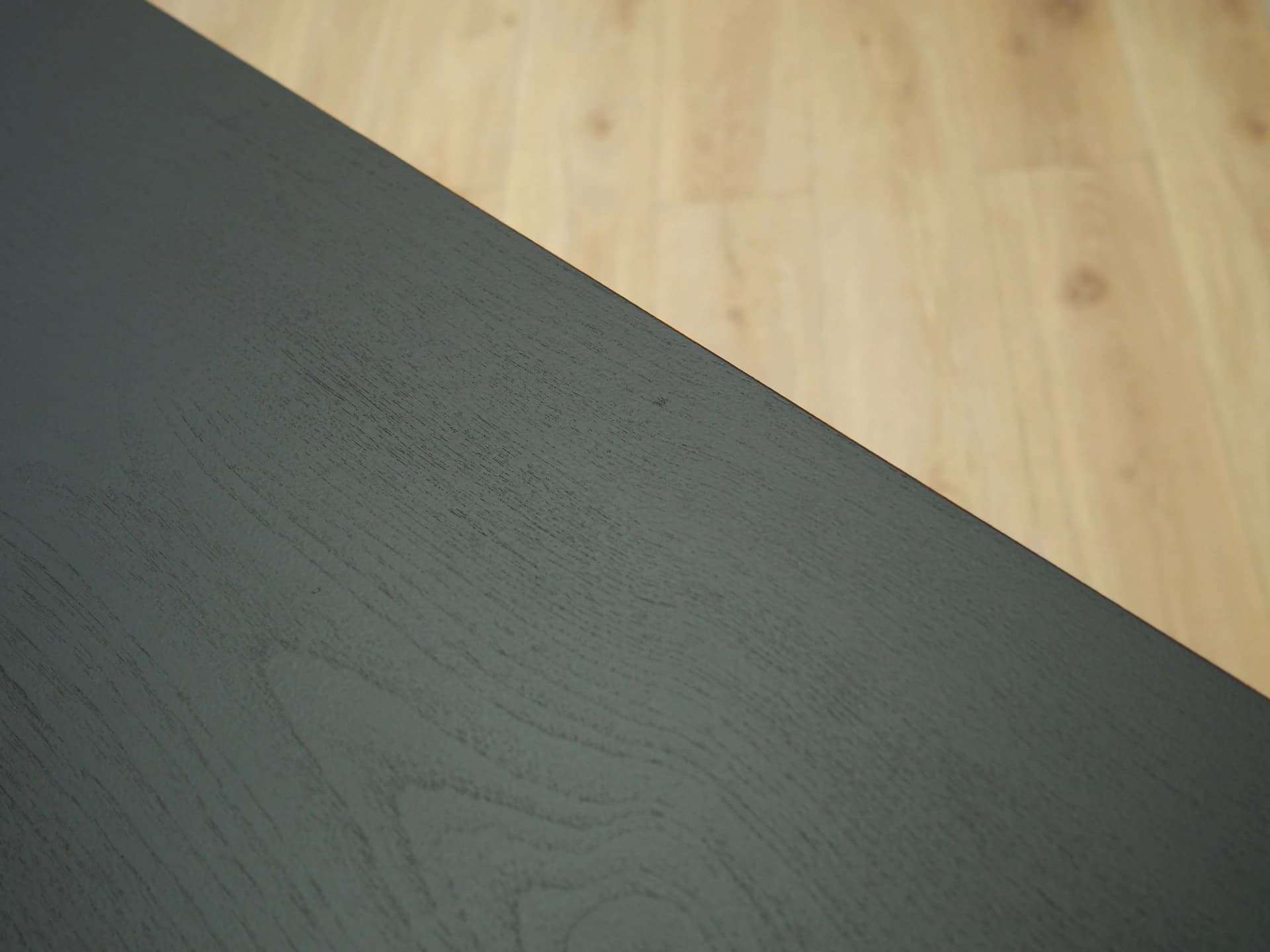 Sideboard, teak pomarańczowy, drewno czarny, Dania, lata 70. - 37430