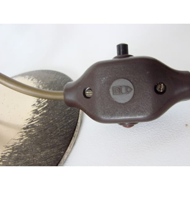 Lampa stołowa Ikora, złoty, metal, WMF, Niemcy, lata 20. - 99523