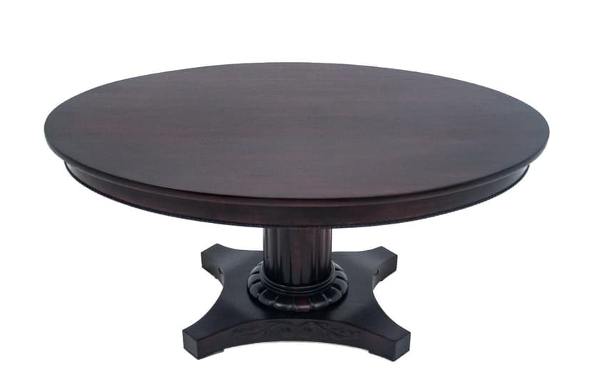 Neoclassical Table, dark brown mahogany, Northern Europe, early 20th c.