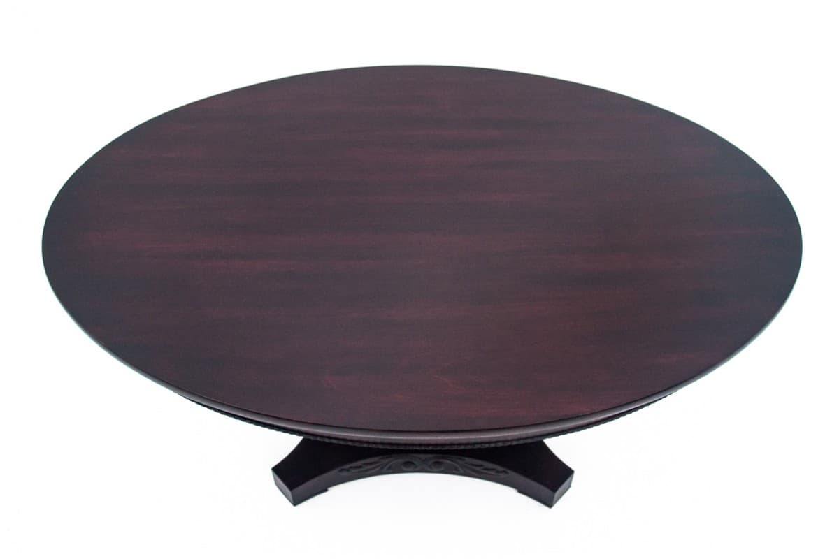 Stolik neoklasycystyczny, mahoń ciemny brąz, Europa Północna, początek XX w. - 60843