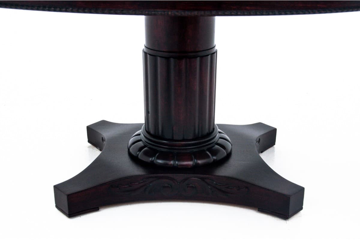 Stolik neoklasycystyczny, mahoń ciemny brąz, Europa Północna, początek XX w. - 60845