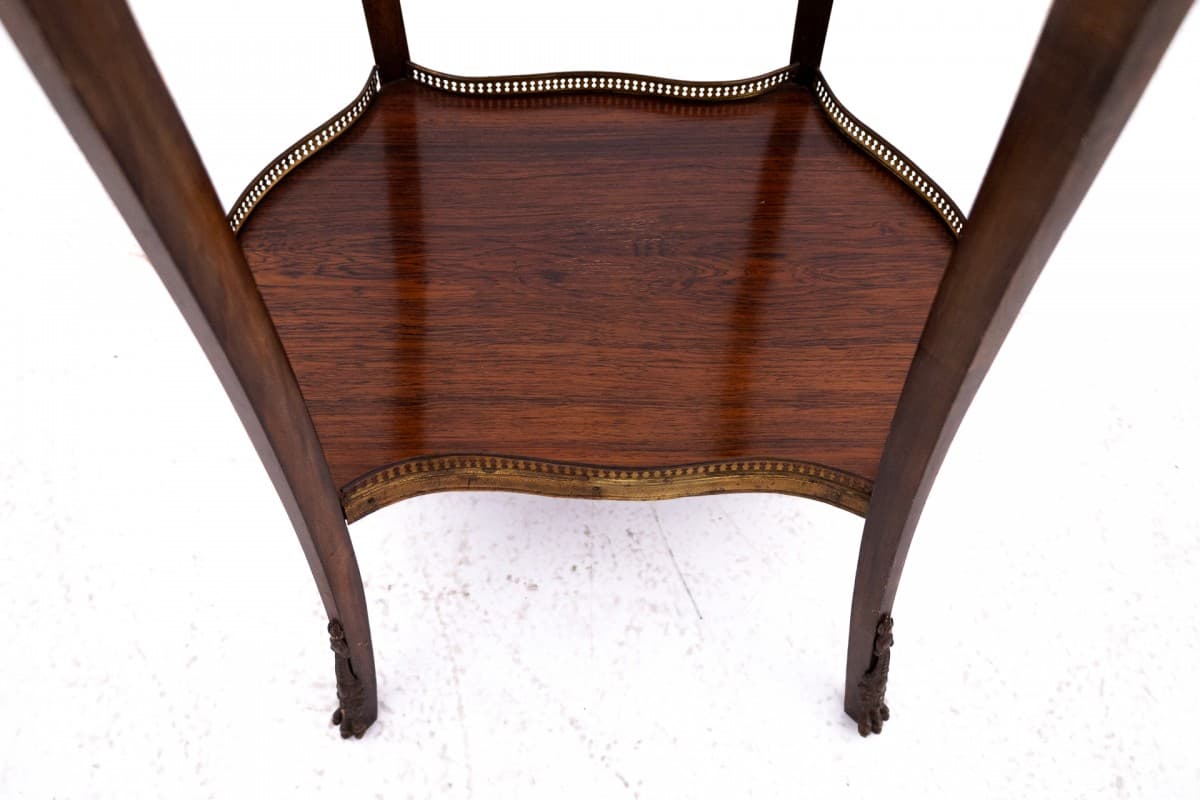 Stolik pomocniczy, rokoko, brązowy, drewno, Europa Północna, XIX wiek - 72286