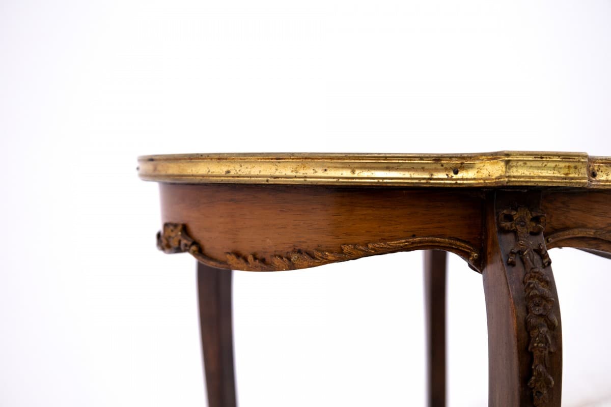Stolik pomocniczy, rokoko, brązowy, drewno, Europa Północna, XIX wiek - 72284
