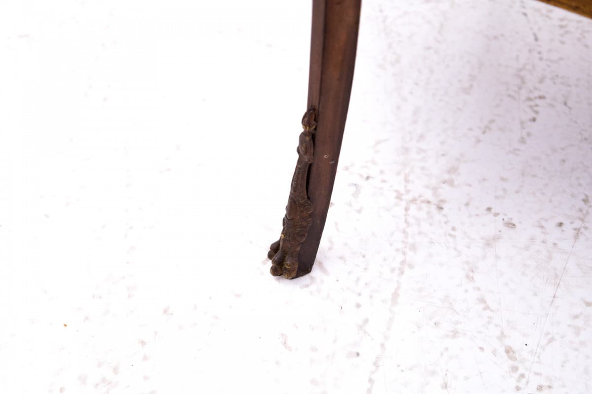 Stolik pomocniczy, rokoko, brązowy, drewno, Europa Północna, XIX wiek - 72288