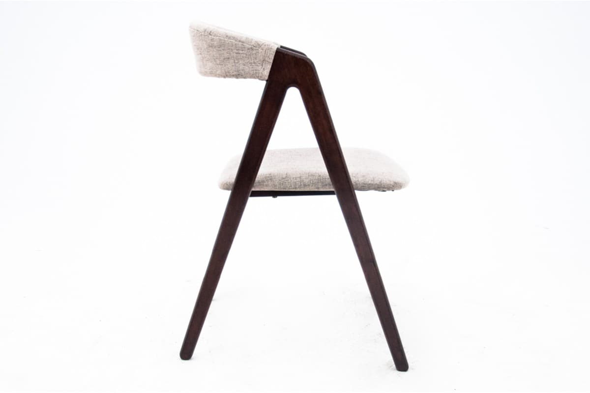 Set of four chairs, walnut beige, Farstrup Mobler, Denmark, 1960s. - 72392