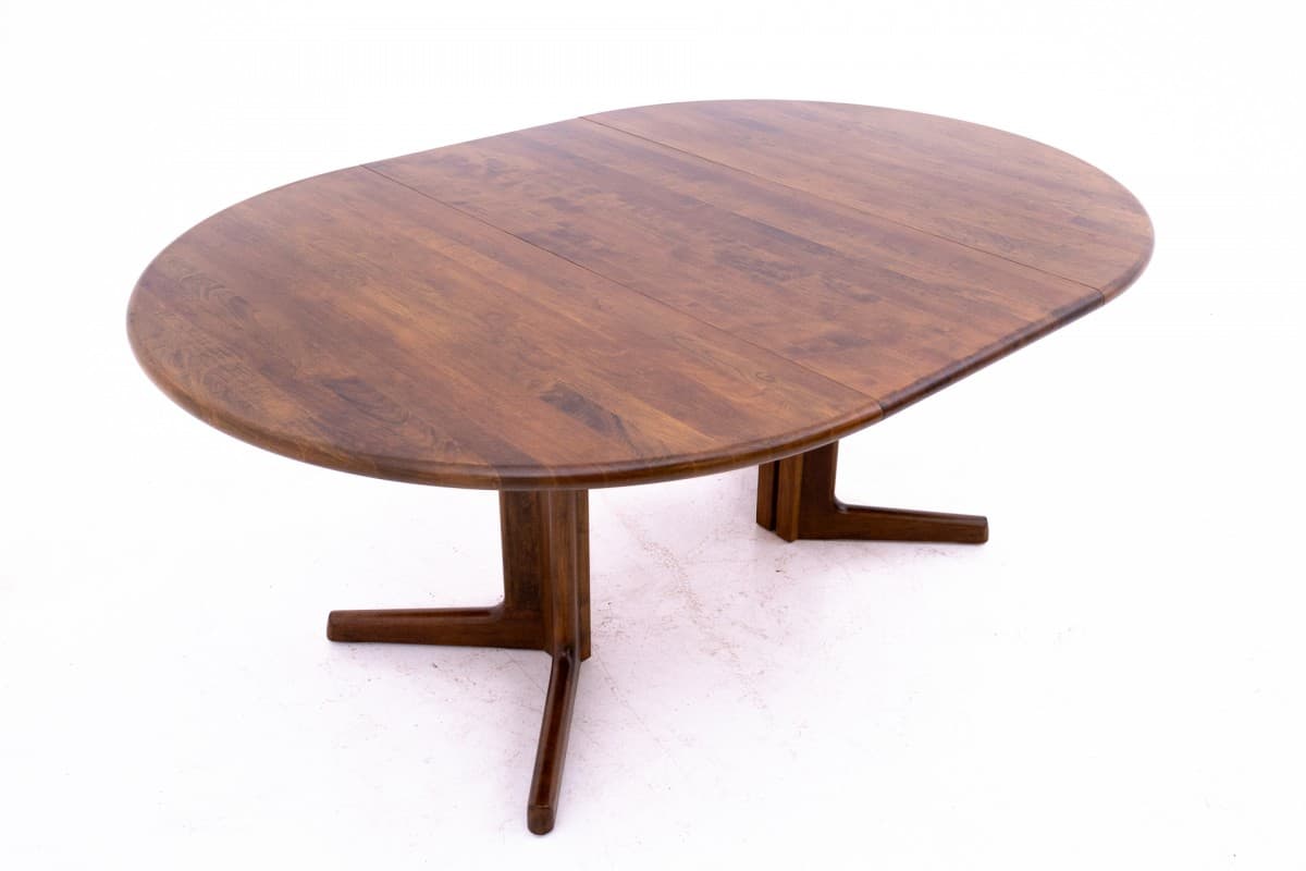 Dining Table, dark brown rosewood, Schou Andersen, Denmark, 1960s. - 192104