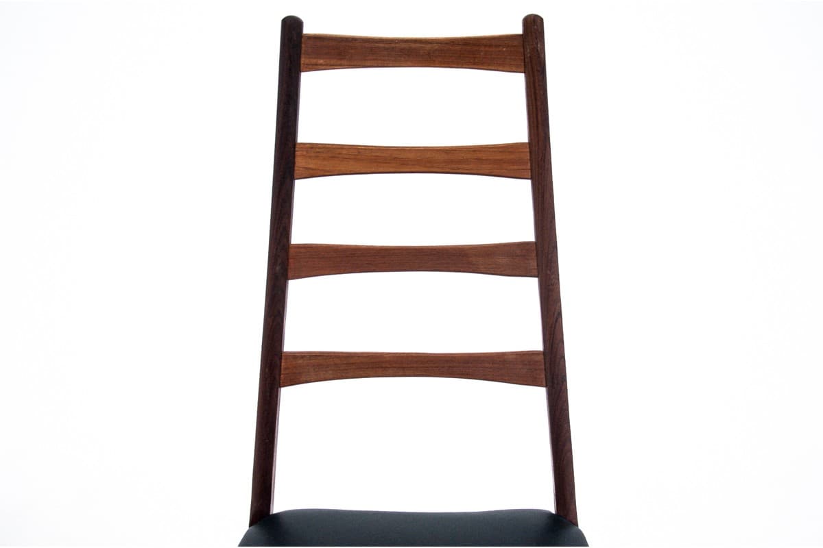 Set of chairs, walnut brown, Denmark, 1960s. - 72721