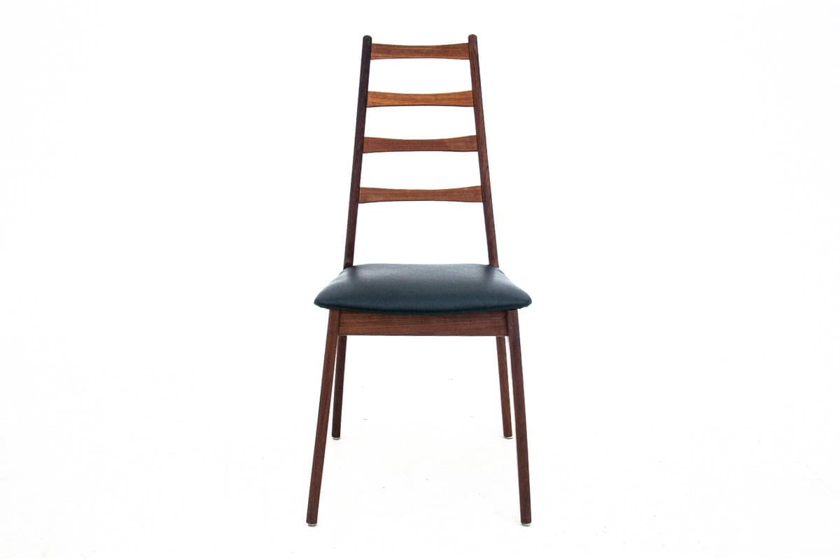 Set of chairs, walnut brown, Denmark, 1960s. - 72716