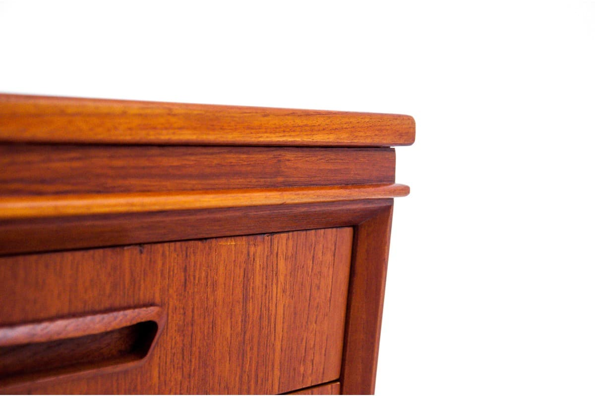 Teak desk, brown, teak wood, Denmark, 1960s. - 67399