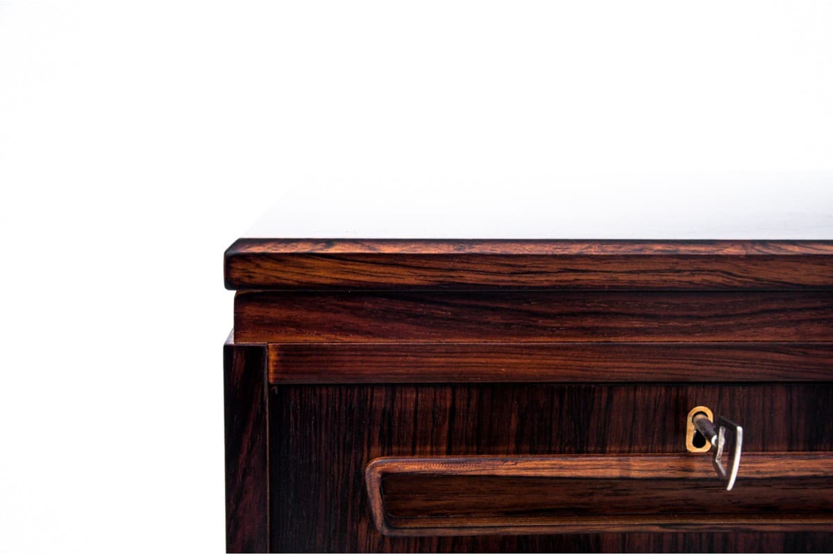 Desk, rosewood brown, by J. Svenstrup, Denmark, 1960s. - 67374