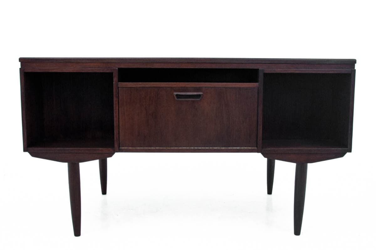 Desk, teak, dark brown, Denmark, 1960s - 67361