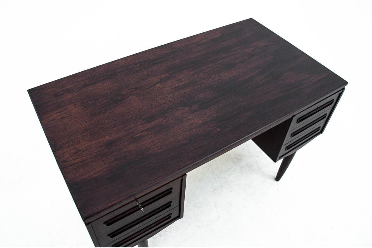 Desk, teak, dark brown, Denmark, 1960s - 67357