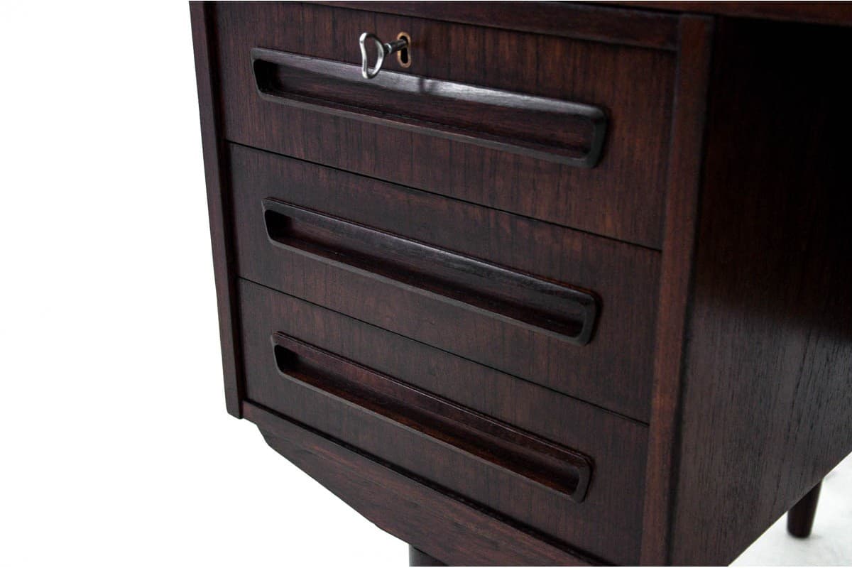 Desk, teak, dark brown, Denmark, 1960s - 67359