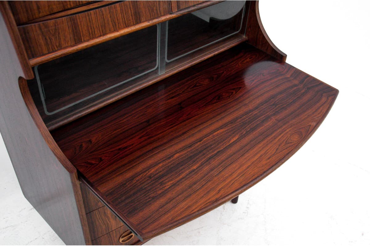 Sekretarzyk, palisander, proj. G. Falsig, Dania, lata 70. - 67329